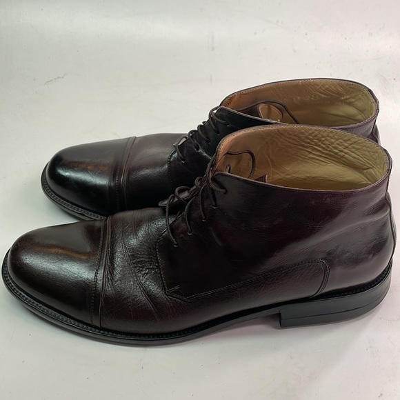 Johnston & Murphy leather boots brown size 10 M - Picture 2 of 8